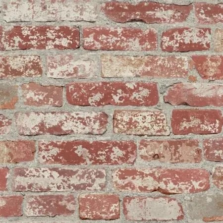 Αυτοκόλλητη Ταπετσαρία Stuccoed Dark Red Brick Peel KAL.RMK9036