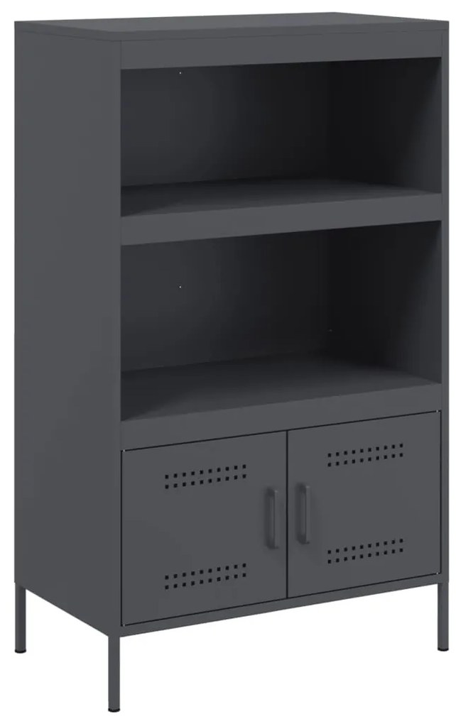 vidaXL Ντουλάπι Ανθρακί 68x39x113 εκ. από Ατσάλι