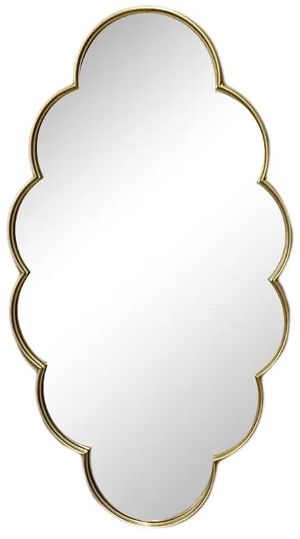 Καθρέπτης Tyko Inart χρυσό μέταλλο 60x3x111εκ