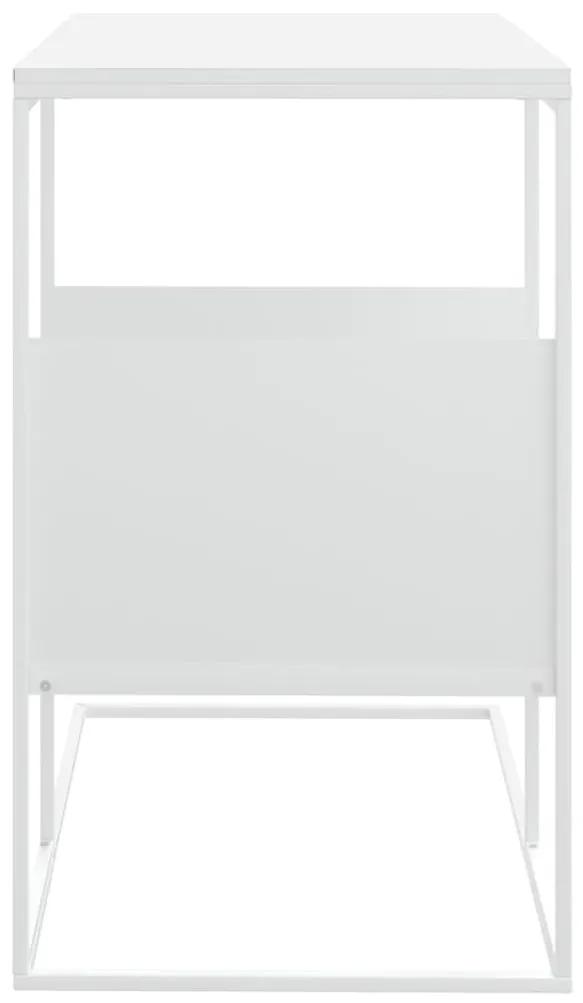 Τραπέζι Βοηθητικό Λευκό 55x36x59,5 εκ. από Επεξεργασμένο Ξύλο - Λευκό