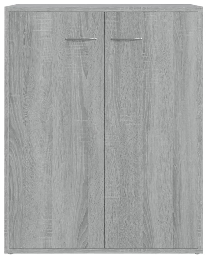vidaXL Ντουλάπι Γκρι Sonoma 60x30x75 εκ. από Επεξεργασμένο Ξύλο