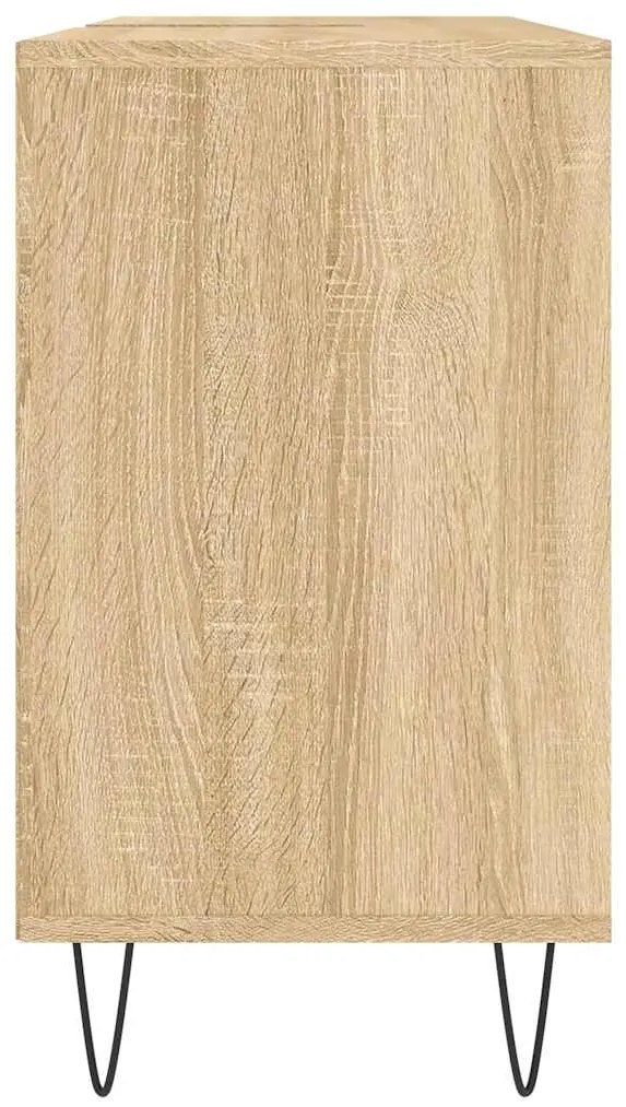 vidaXL Ντουλάπι Μπάνιου Sonoma Δρυς 80 x 33 x 60 εκ. από Επεξεργ. Ξύλο