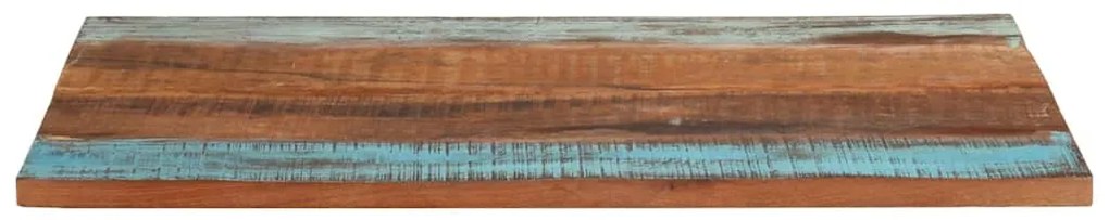 vidaXL Επιφάνεια Τραπεζιού Ορθ. 70x90 εκ 25-27 χιλ Μασίφ Ανακ. Ξύλο