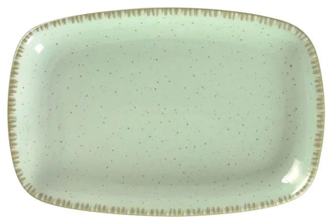 Πιατέλα Πορσελάνης Ορθογώνια Pistachio 31X21εκ. Ν. 4376 - DOT