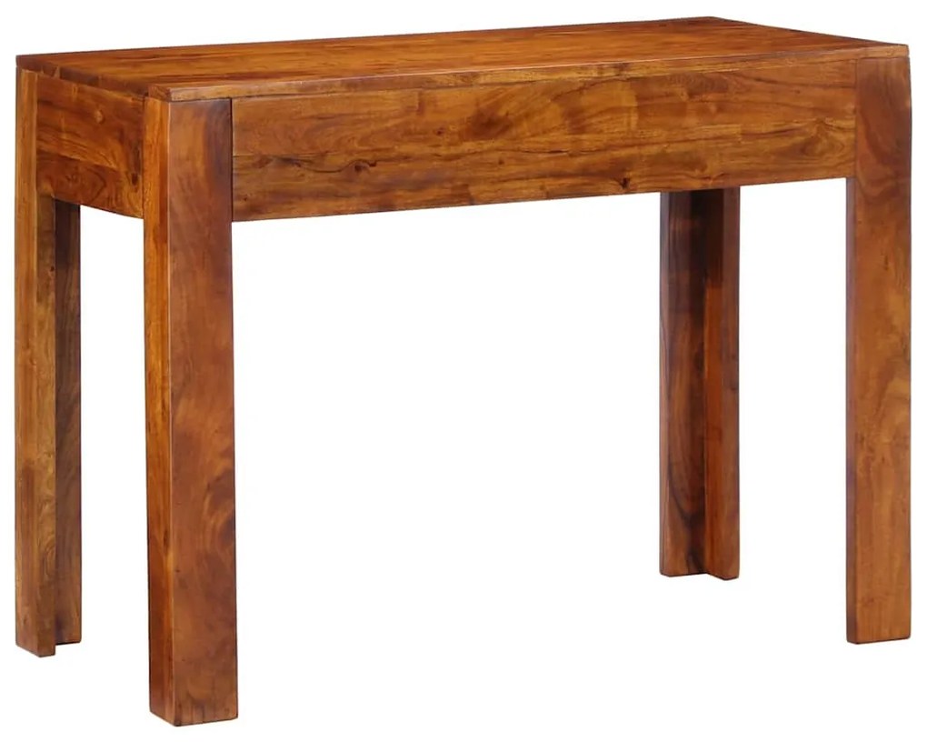 vidaXL Γραφείο με συρτάρι Καφέ 100 x 50 x 75 cm Μασίφ ξύλο ακακίας