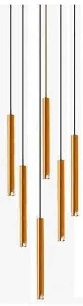 Κρεμαστό Φωτιστικό Οροφής 100-09710-13S Luma-100-09710-13S-COPPER-Χάλκινο 100-09710-13S-COPPER