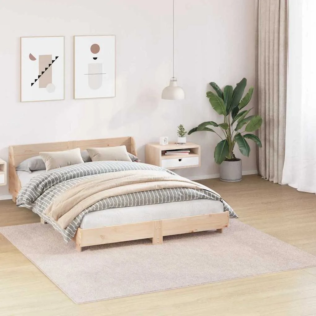 vidaXL Χαλί Κρεμ 200 x 200 cm Πολυπροπυλένιο