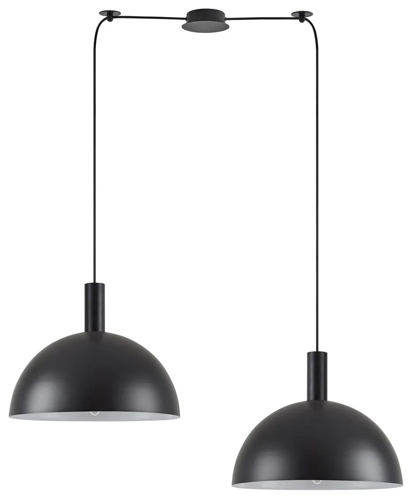 Φωτιστικό Οροφής Δίφωτο Homelighting 77-8500 Black