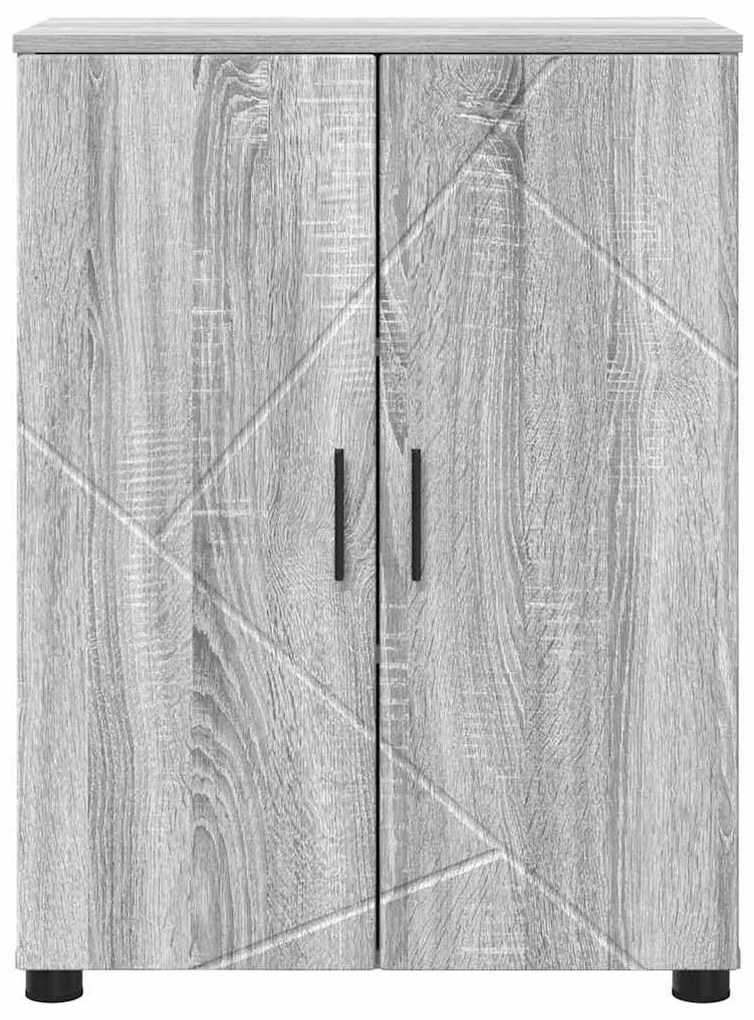 vidaXL Ντουλάπι Μπάνιου Γκρι sonoma 60 x 35 x 80 εκ Επεξεργασμένο ξύλο