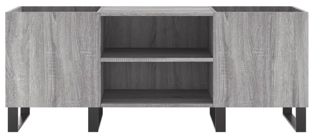 Δισκοθήκη Γκρι Sonoma 121 x 38 x 48 εκ. από Επεξεργασμένο Ξύλο - Γκρι