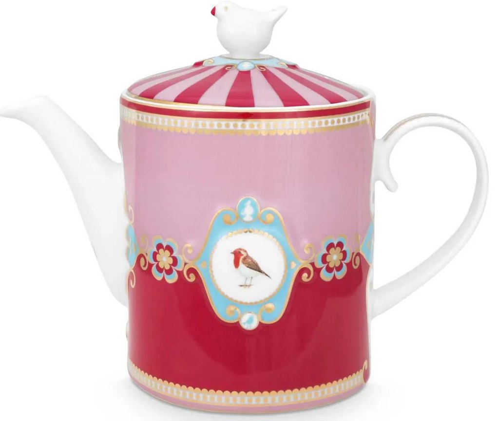 ΜΕΓΑΛΗ ΤΣΑΓΙΕΡΑ 1.3ltr PIP STUDIO - LOVE BIRDS 51005004 (ΚΟΚΚΙΝΟ)