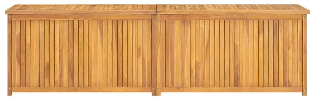 vidaXL Μπαούλο Κήπου 200 x 50 x 55 εκ. από Μασίφ Ξύλο Teak