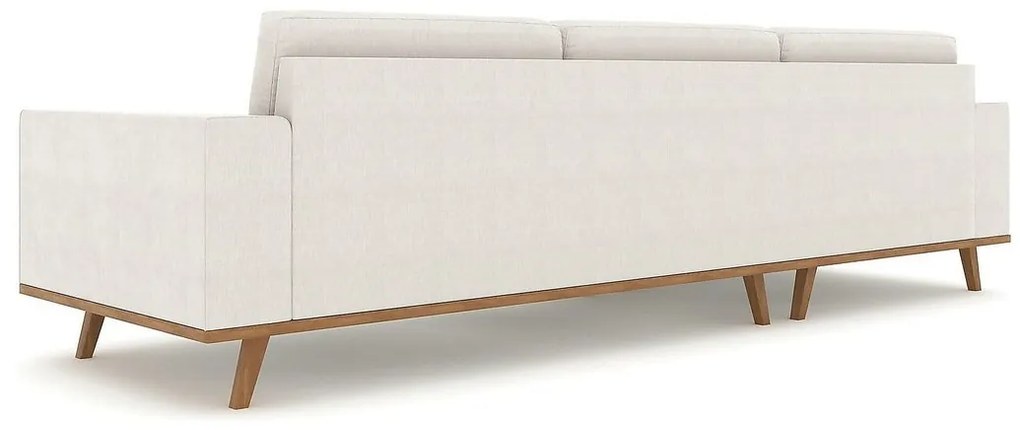 Γωνιακός Καναπές Seattle K100, Κρεμ, 280x153x85cm, Πόδια: Ξύλο, Ξύλο: Πεύκο | Epipla1.gr