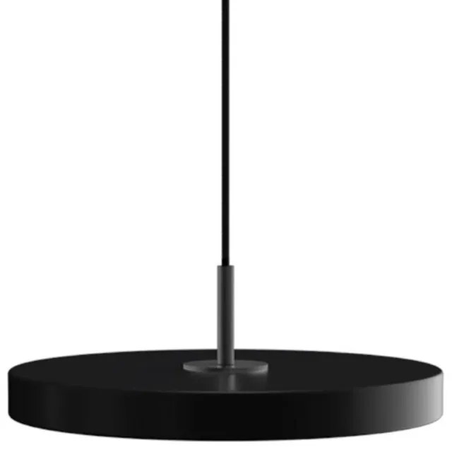 Φωτιστικό Οροφής Asteria Plus Mini Black 2293C4175 Φ31x10.5cm Led 1200lm 18W 2400-3000k Black Umage