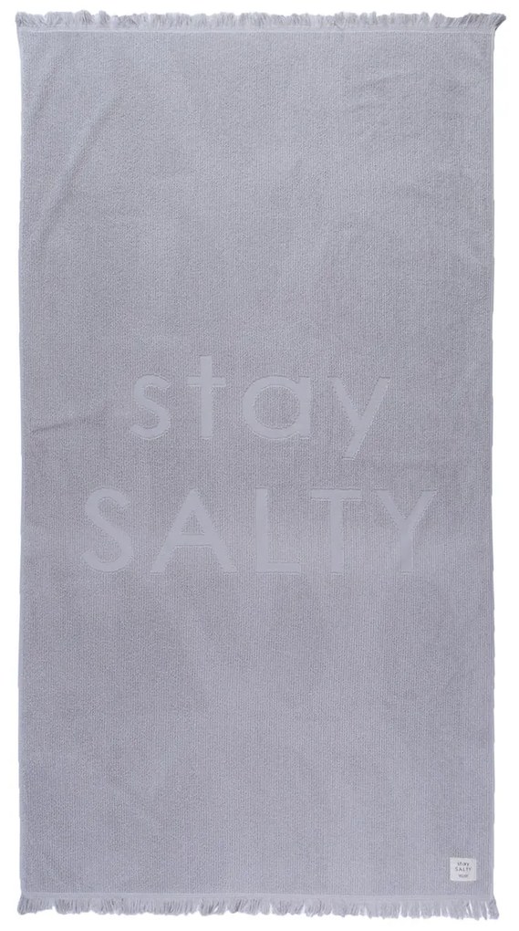 Πετσέτα Θαλάσσης (90x170) Nef-Nef Homeware Stay Salty Silver