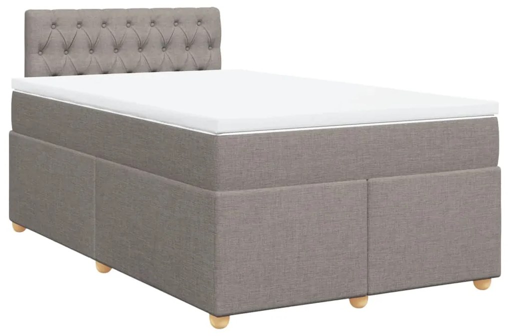 ΚΡΕΒΑΤΙ BOXSPRING ΜΕ ΣΤΡΩΜΑ TAUPE 120X200 ΕΚ. ΥΦΑΣΜΑΤΙΝΟ 3288958