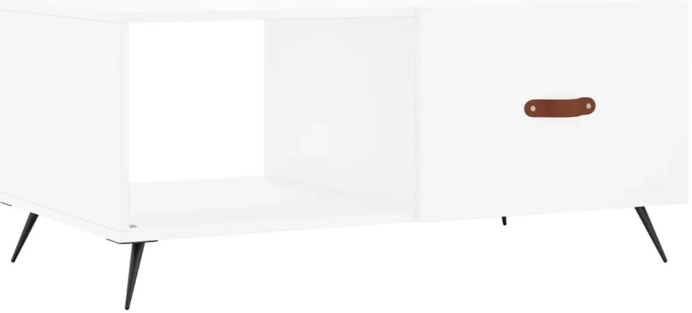 vidaXL Τραπεζάκι Σαλονιού Λευκό 90x50x40 εκ. Επεξεργασμένο Ξύλο