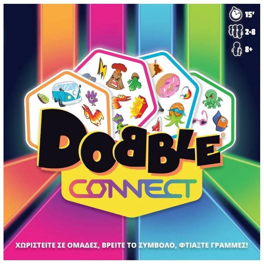 Επιτραπέζιο Παιχνίδι Dobble Connect KA114615 Για 2-8 Παίκτες 8 Ετών+ Multicolor Kaissa