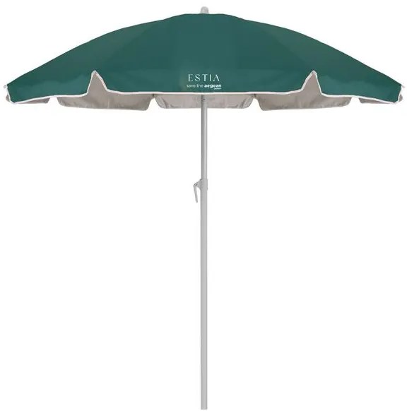 Estia Ομπρέλα Θαλάσσης Teal Green 1.8m Με Προστασία UPF 50+ Μεταλλική 00-30490