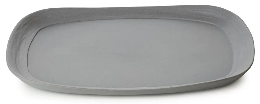 No.W MATT GREY RECYCLAY RECTANGULAR PLATE 33CM RV654807K3