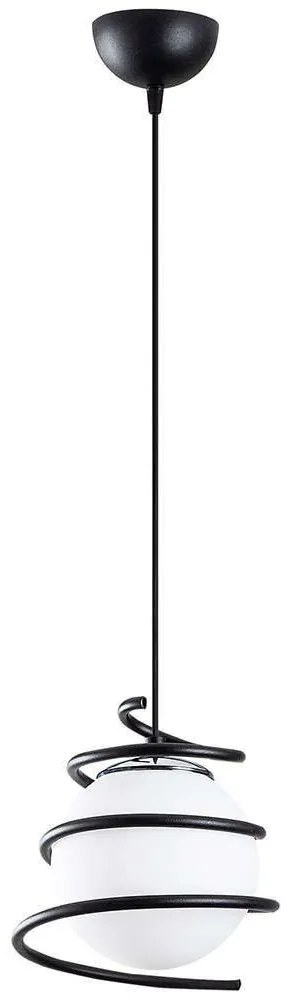 Φωτιστικό Οροφής Elegance 521SHN3403 Φ20x116cm 1xE27 40W Black-White Opviq