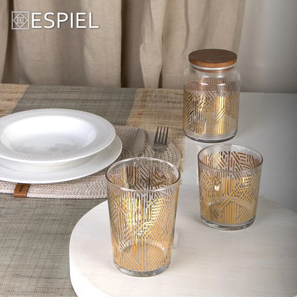 LABYRINTH GOLD ΔΟΧΕΙΟ ΜΕ ΚΑΠΑΚΙ 635ML 10X11EK. (mm) - ESPIEL - RAB665