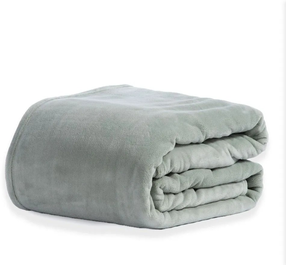 Κουβέρτα Fleece Cosy Sea Green Nef-Nef Μονό 160x220cm Πολυέστερ