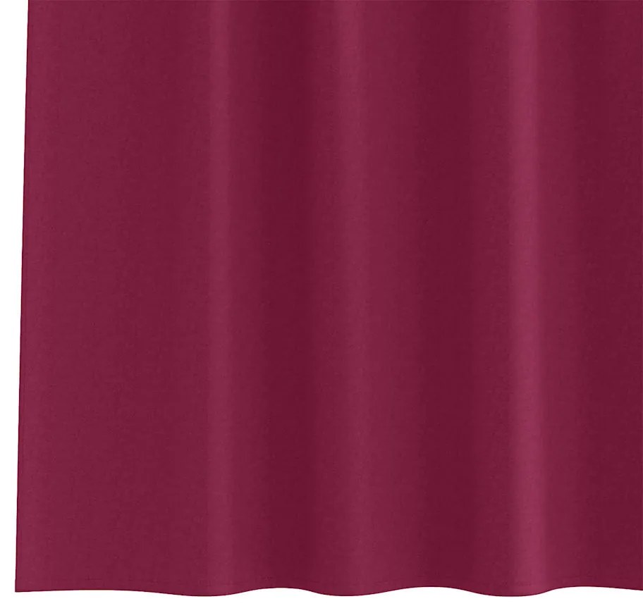 vidaXL Κουρτίνες με κουρτίνες 2 pcs Κόκκινο 245x140εκ. Πολυεστέρας