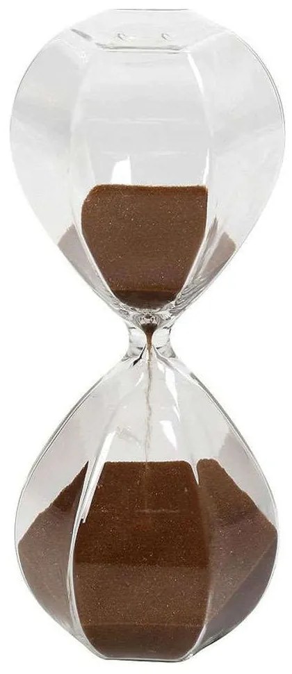 Κλεψύδρα Πολύγωνη PYD228 20,5cm Clear-Brown Espiel Glass
