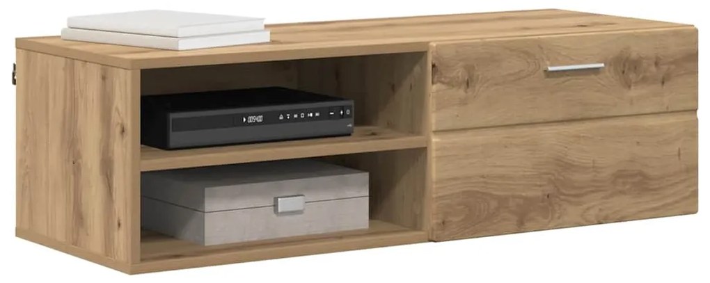 vidaXL Ξύλινο Ντουλάπι με συρτάρι Artisan Oak 100,5 x 39 x 30 εκ