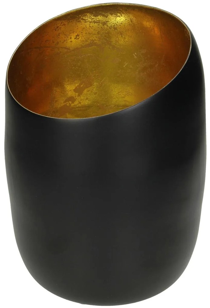 Κηροπήγιο ArteLibre Μαύρο Αλουμίνιο 13.5x13.5x20cm-05153958