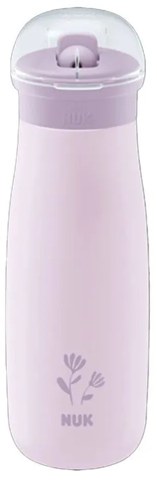 Παγουράκι Παιδικό Ανοξείδωτο Mini-Me Flip 10225329 500ml Lila Nuk 500ml Stainless Steel