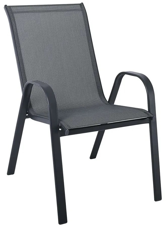 Πολυθρόνα Στοιβαζόμενη Κήπου Rio Ε270,511 54x75x91cm Anthracite-Grey