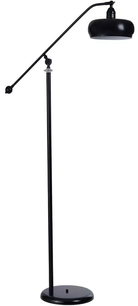 Φωτιστικό Δαπέδου 534LUN5552 30x83x155cm 1xE27 40W Black Opviq