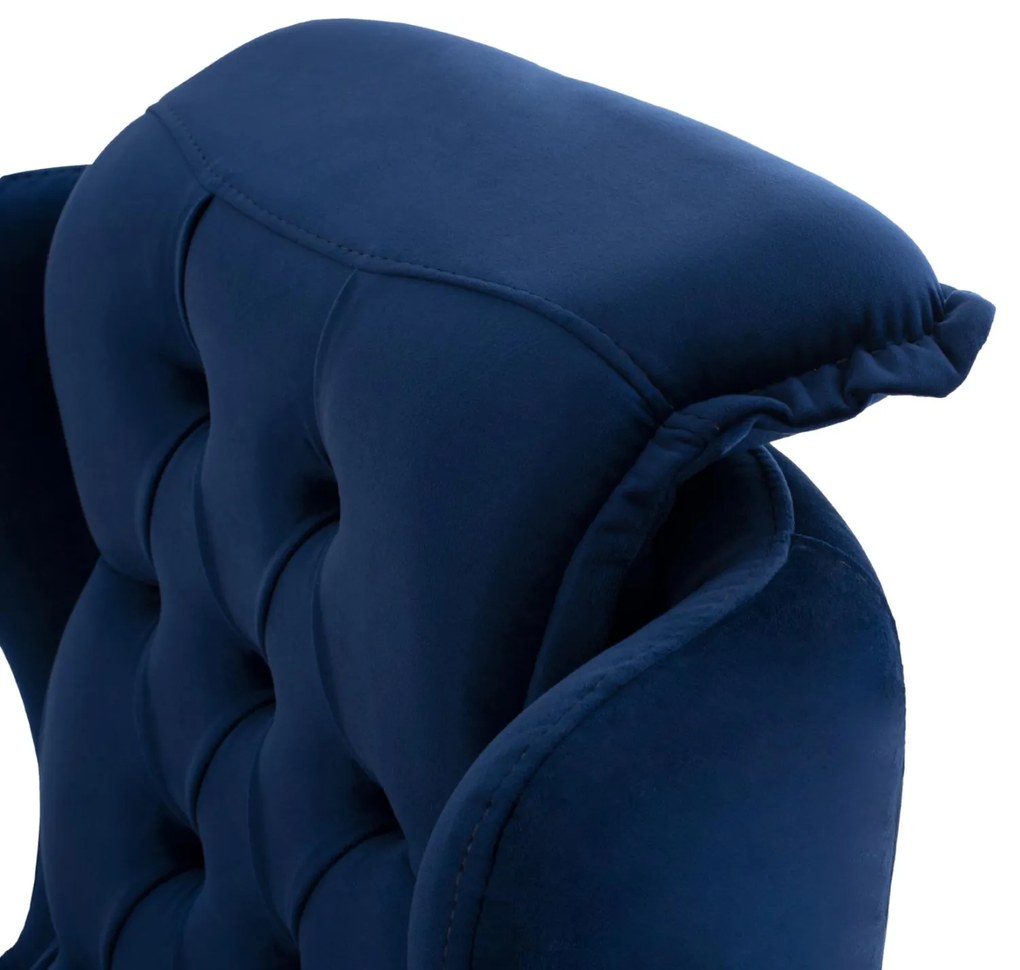 Πολυθρόνα - Μπερζέρα BENNINGTON C9313.18 Μπλέ Βελούδο 75x100x100 εκ. 75x100x100 εκ.