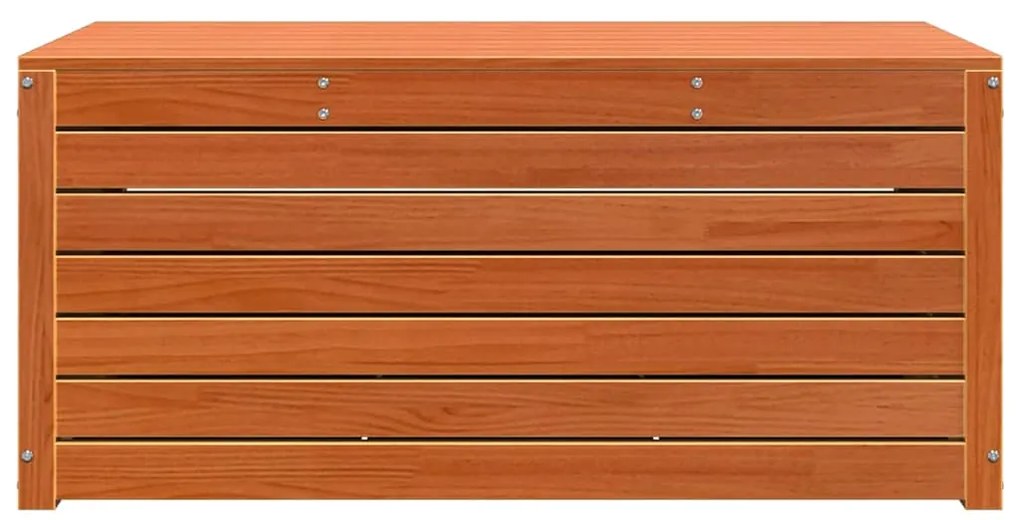 vidaXL Κουτί αποθήκευσης κήπου Καφέ κεριού 101 x 50.5 x 46.5 cm
