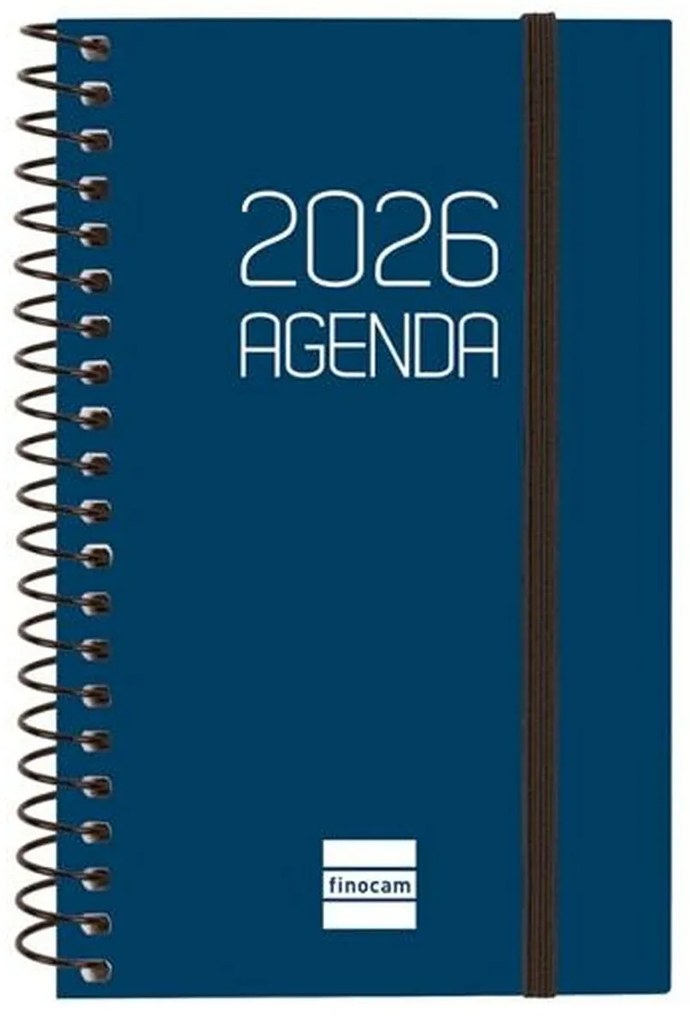 Ατζέντα Finocam OPAQUE Μπλε Mini 7,9 x 12,7 cm 2026