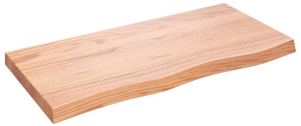 vidaXL Πάγκος Μπάνιου Αν. Καφέ 100x50x(2-6) εκ. Επεξεργ. Μασίφ Ξύλο