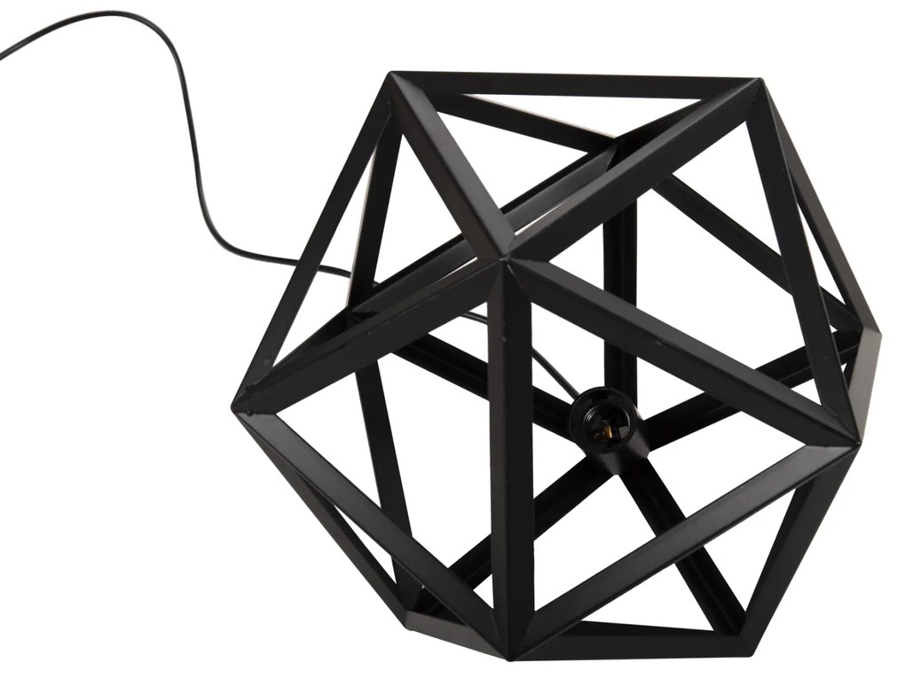 ΦΩΤΙΣΤΙΚΟ ΟΡΟΦΗΣ ΚΡΕΜΑΣΤΟ HM4073 ΜΑΥΡΟ ΜΕΤΑΛΛΟ 30x30x35Yεκ.