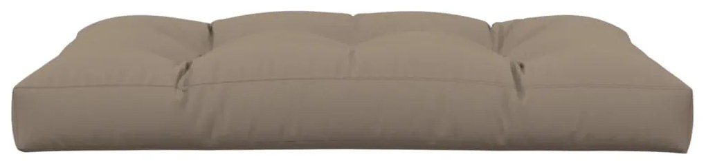 Μαξιλάρι Παλέτας Taupe 120 x 80 x 12 εκ. Υφασμάτινο - Μπεζ-Γκρι