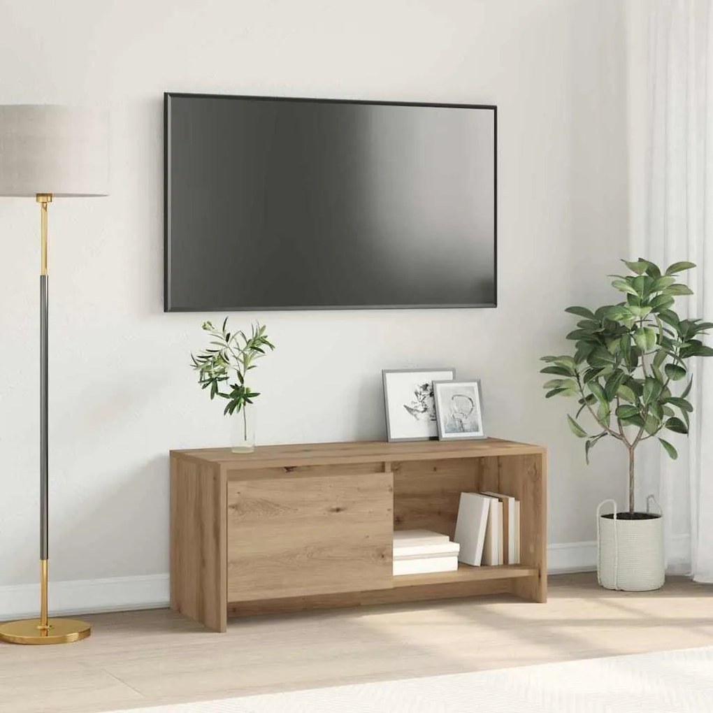 vidaXL Βάση TV artisan δρυς Επεξεργασμένο ξύλο