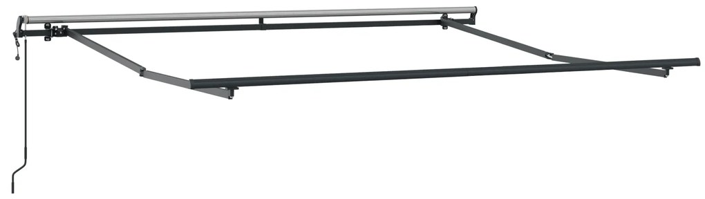 vidaXL Αυτόματη Ανασυρόμενη Τέντα Κόκκινη 350x250 cm