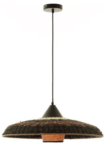 Κρεμαστό Φωτιστικό Οροφής Ε27 40W SAVANA Πλέγμα Sunlight-SAVANA-BR-Καφέ SAVANA-BR