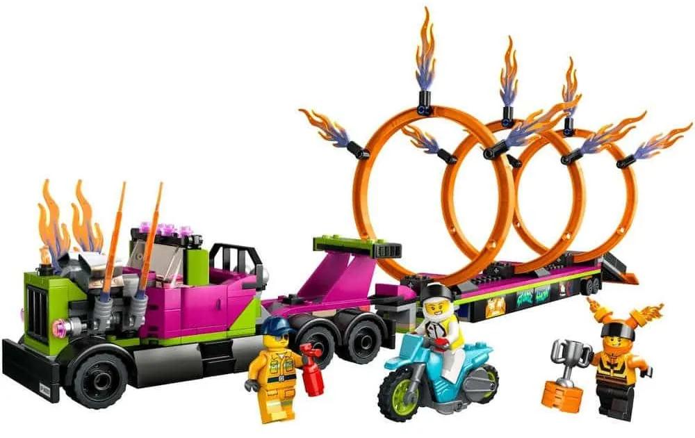 Τεράστιο Φορτηγό Με Φλεγόμενα Δαχτυλίδια City 60357 479τμχ Multi Lego