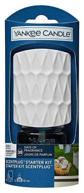 Ηλεκτρική Αρωματική Συσκευή Χώρου Clean Cotton 1723612E Clear-White Yankee Candle