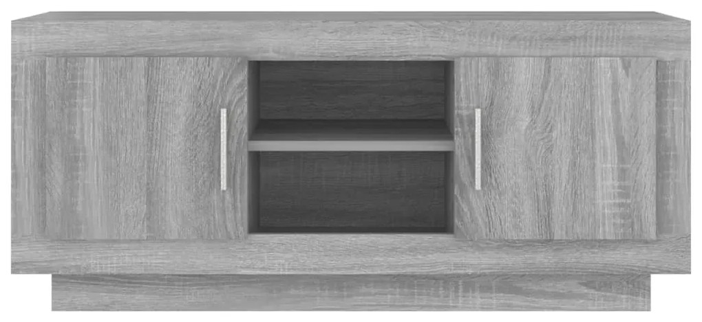 vidaXL Έπιπλο Τηλεόρασης Γκρι Sonoma 102x35x45 εκ. από Επεξεργ. Ξύλο