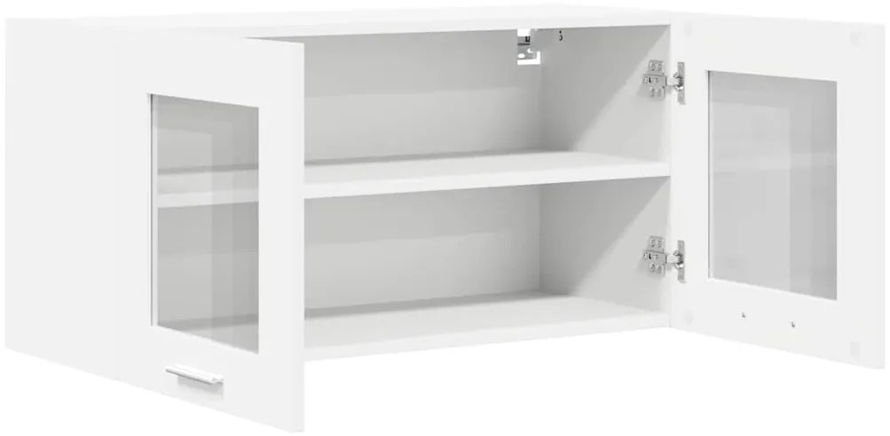 vidaXL Κρεμαστό ντουλάπι Λευκό 80 x 31 x 40 εκ Επεξεργασμένο ξύλο