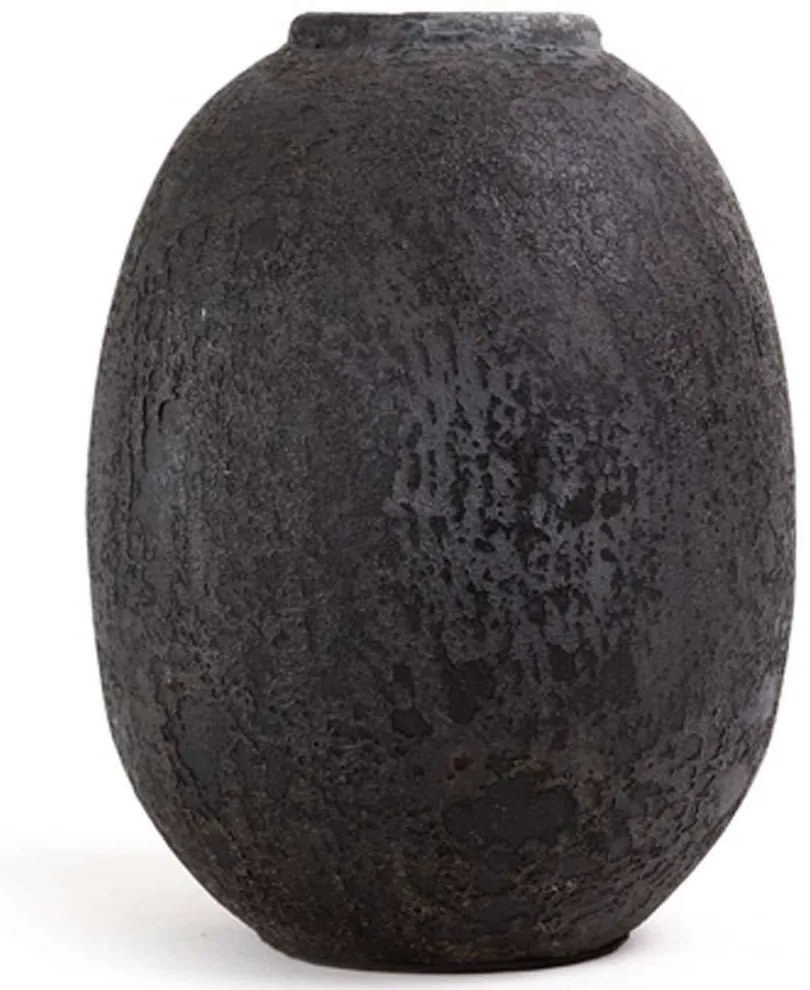 Βάζο Siso Nic 0630060 22x22x31cm Black Soulworks Ceramic