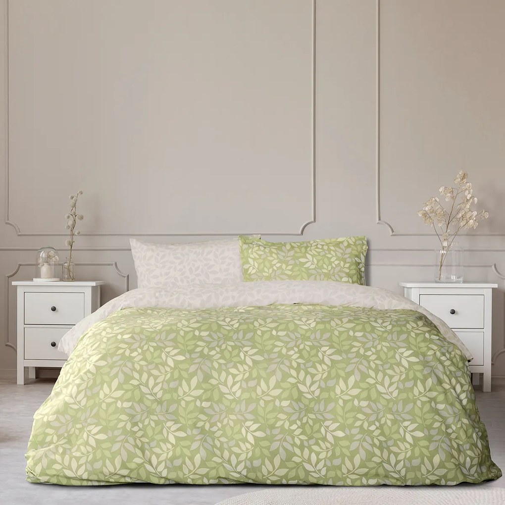 Κουβερλί Μονό (160x240) 2 Όψεων Kocoon Arbor Green