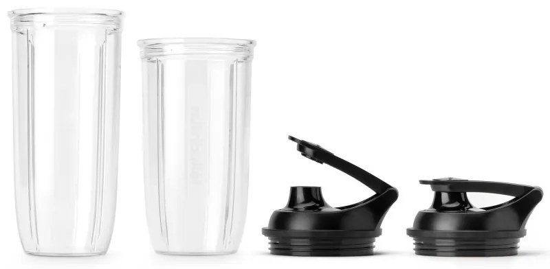 Μπλέντερ Nutribullet NB1206DGCC, 1200W, 900 ml, 1 ταχύτητα + Pulse, κουμπιά αφής, χωρίς BPA, σκούρο γκρι/ασημί